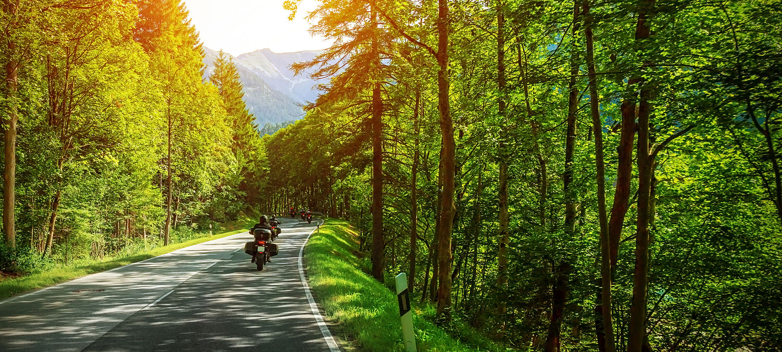 Motorradfahren im Bayerischen Wald